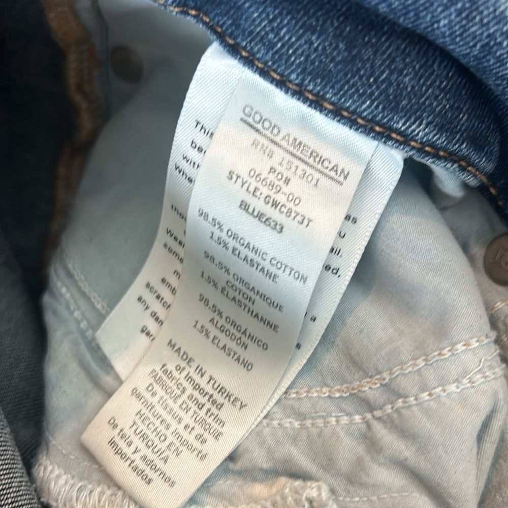 Good American Skinny Jeans Classic Denim 8 - Picture 3 of 5